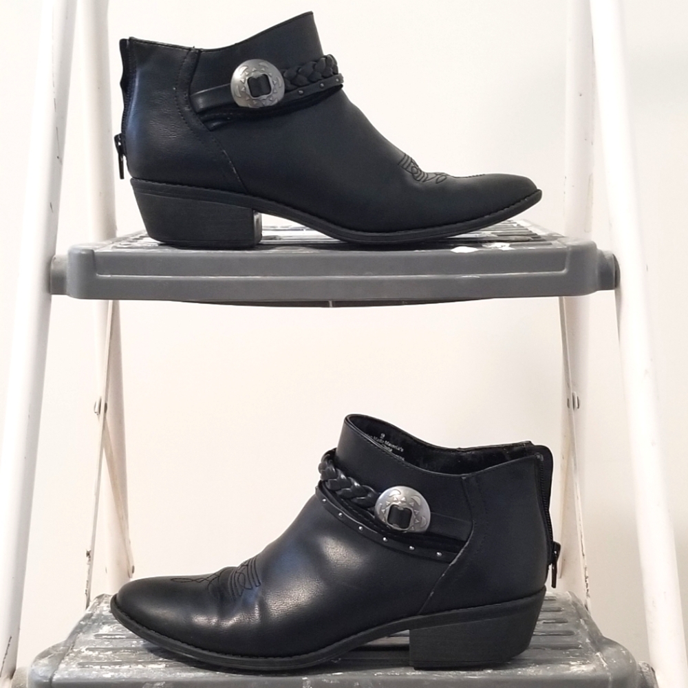Women's Black Ankle Boots